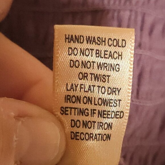 Eyeshadow Womens Purple Boho Flowy Embellished Tank Top Medium - Picture 7 of 7